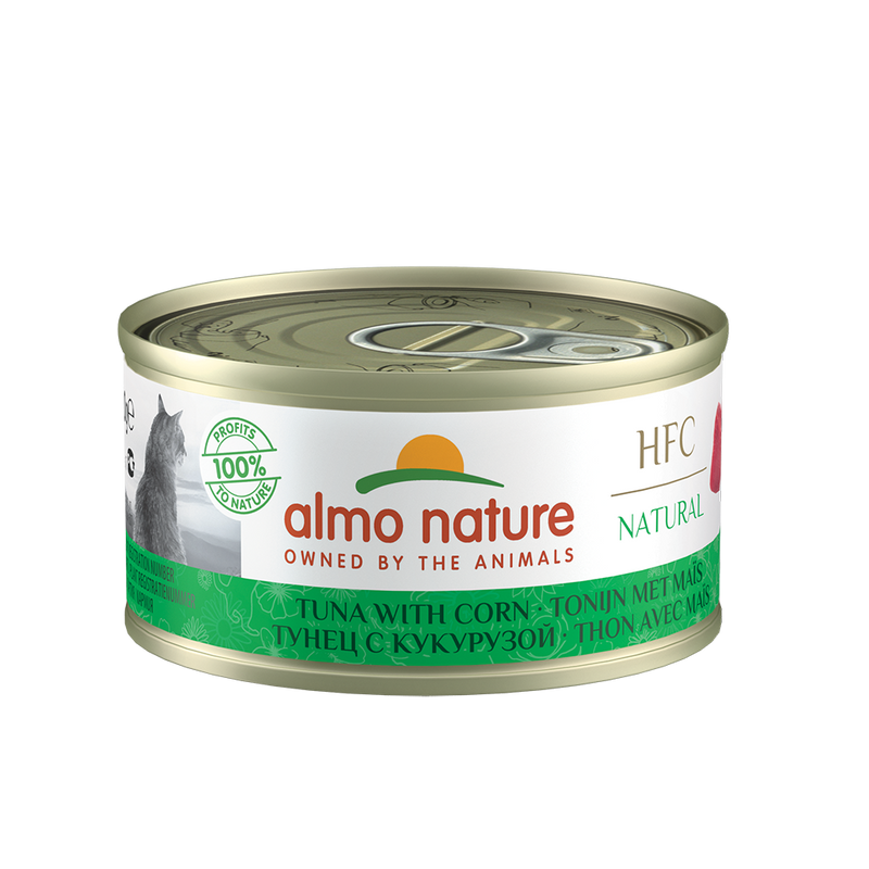 Almo Nature Cat HFC Natural Tuna with Corn 70g