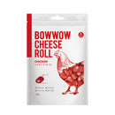 Bow Wow Dog Treat Cheese Roll - Cheese & Chicken 120g (BW1016)