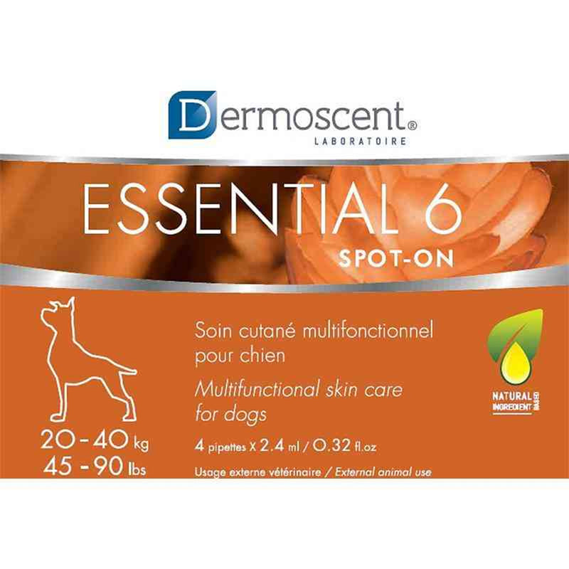 Dermoscent Essential 6 Spot-On 20-40kg 4pipettes x 2.4ml