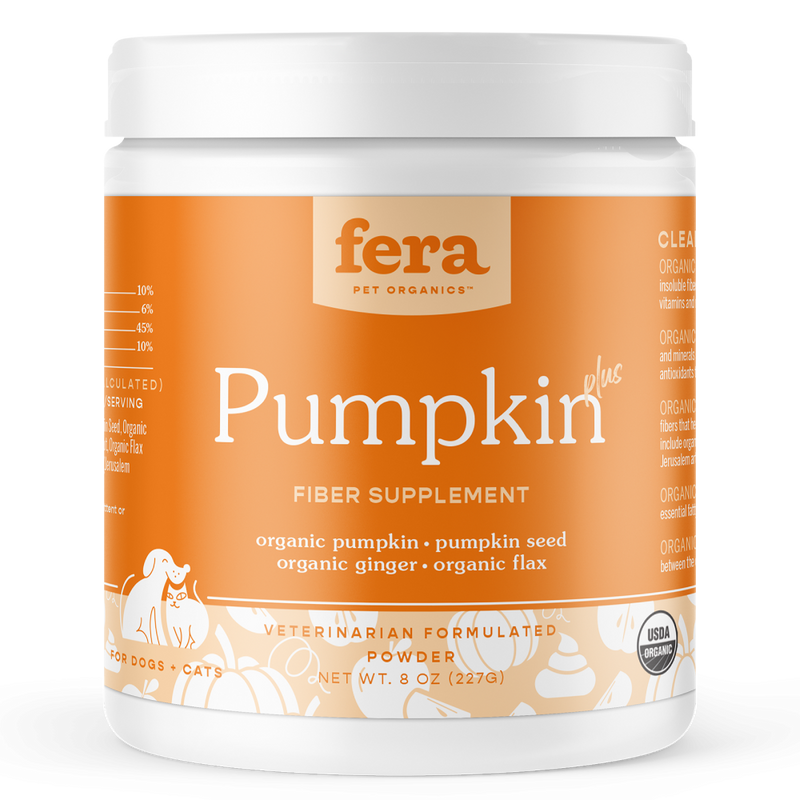 Fera Pet Organics Dogs & Cats Pumpkin Plus Fiber Supplement 8oz
