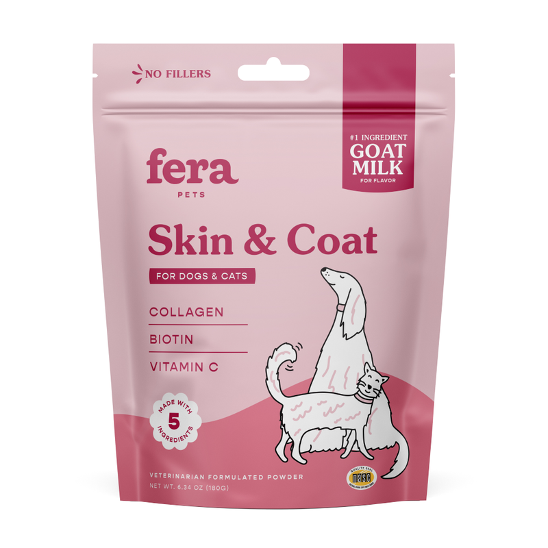 Fera Pet Organics Dogs & Cats Skin & Coat Formulated Goat Milk Powder 6.34oz