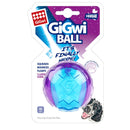 GiGwi Dog Toy Squeaker Ball Purple/Blue M