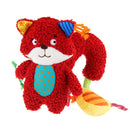 GiGwi Dog Toy Wiry Plush Friendz Squeaker Squirrel