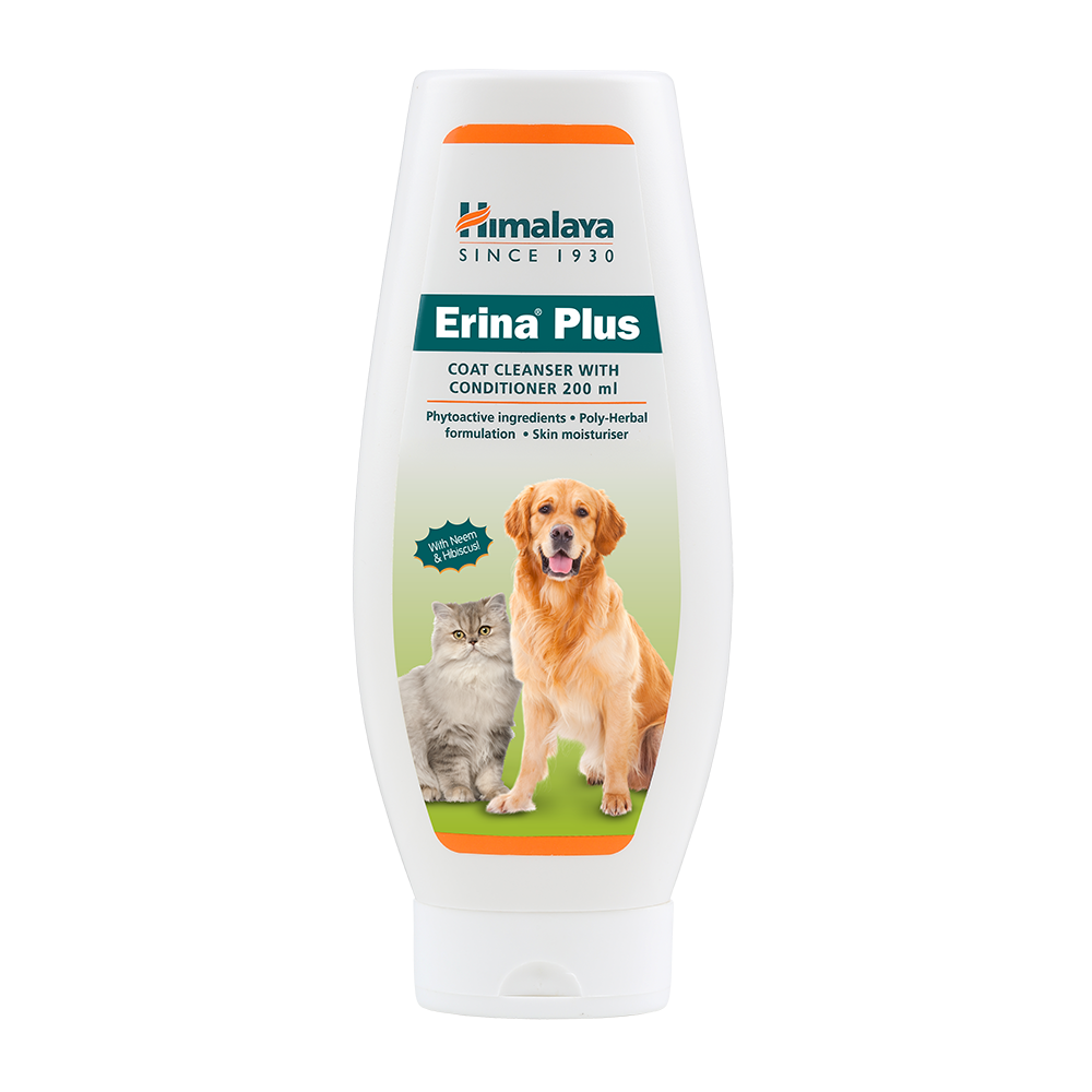 Himalaya Erina Plus Coat Cleanser with Conditioner for Dogs & Cats (An