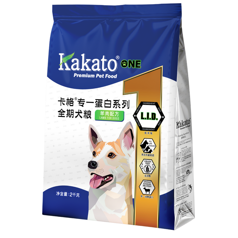 Kakato One Dog Dry Food - Lamb 2kg