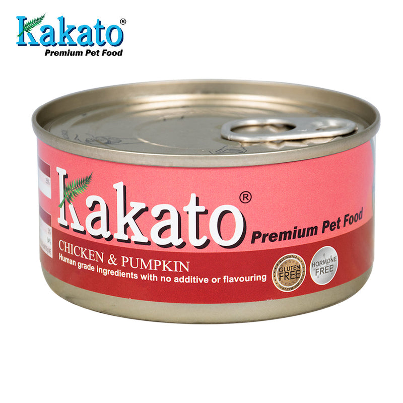 *DONATION TO MCDS* Kakato Premium Cat & Dog Food - Chicken & Pumpkin 170g x 48cans