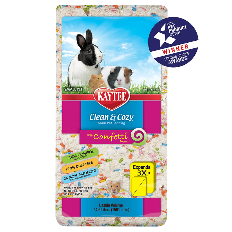 Kaytee Clean & Cozy - Confetti 24.6L / 1500cu