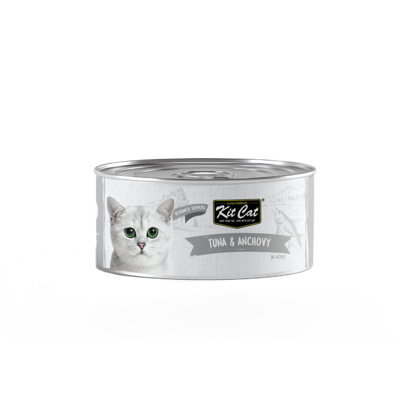 KitCat Super Premium Deboned Tuna & Anchovy Toppers 80g
