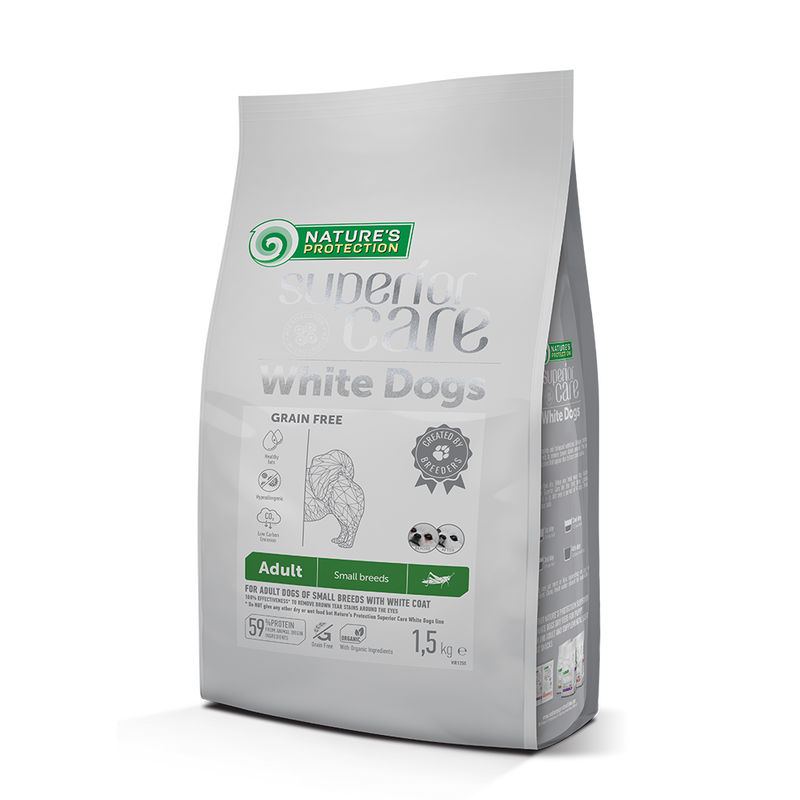 Nature's Protection Dog Superior Care White Dogs Small Breed Insect 1.5kg