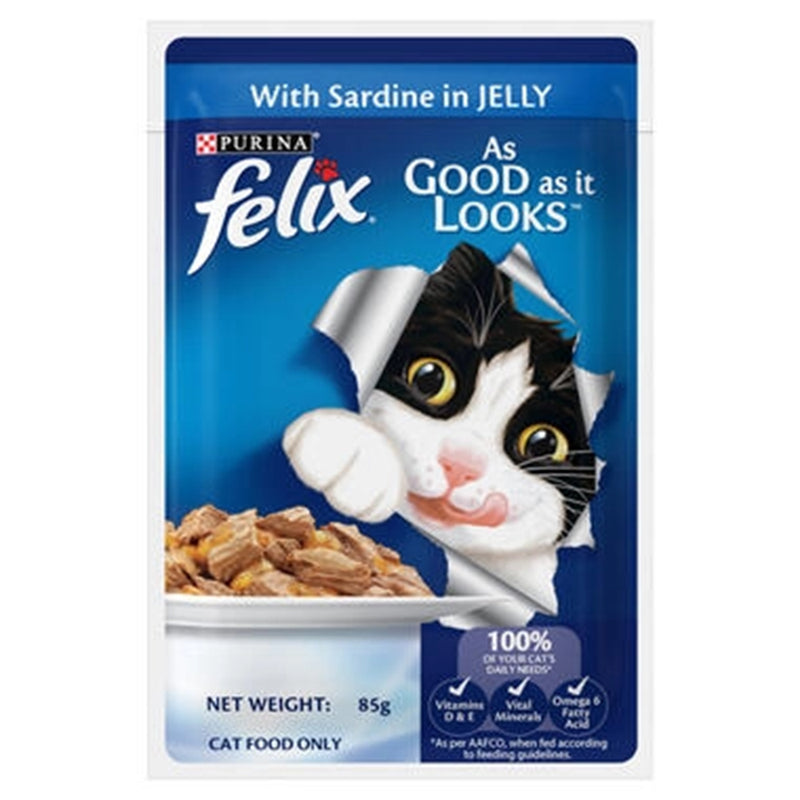 Purina Cat Felix Sardine in Jelly 85g