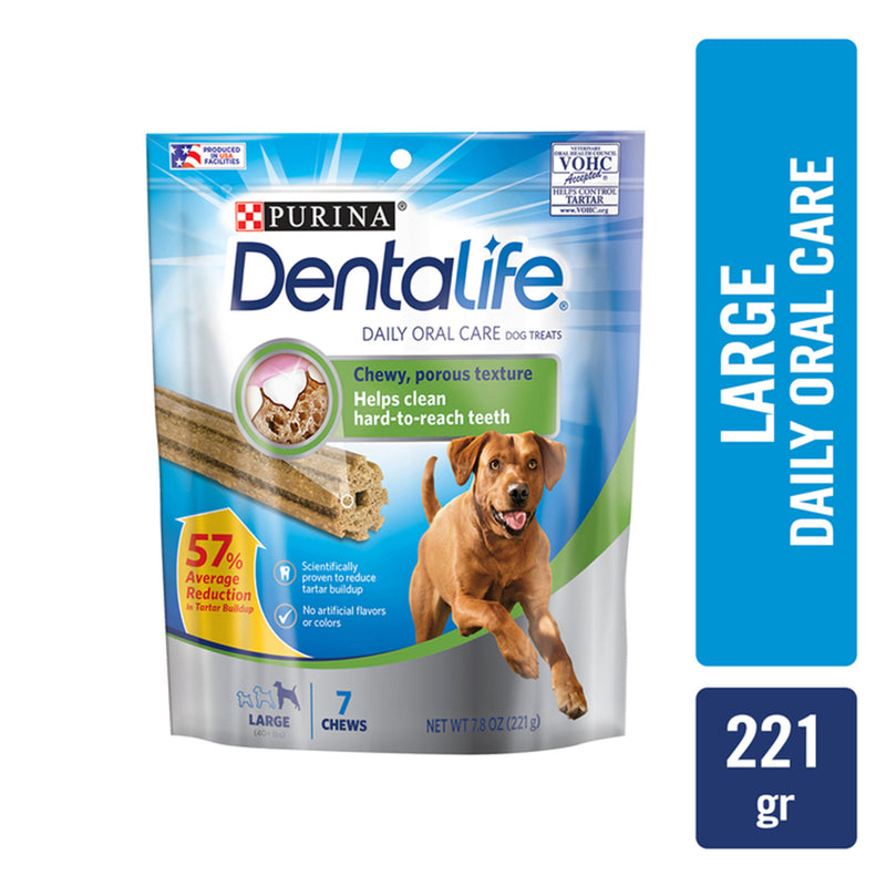 Purina DentaLife Daily Oral Care Dental Chews for Large Dogs 7cts