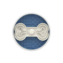 Puzzle Feeder Lick Mat Enrichment Slow Feeder Bowl for Dog Blue M/L