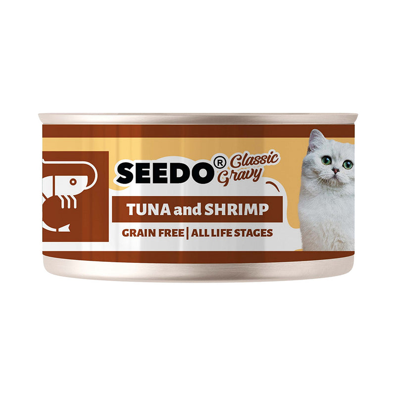 Seedo Cat Classic Gravy Grain-Free Tuna & Shrimp 70g
