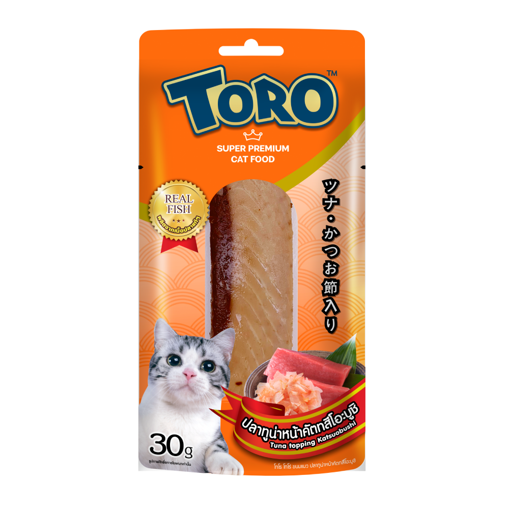 Toro Cat Treat Super Premium Tuna Topping Katsuobushi 30g
