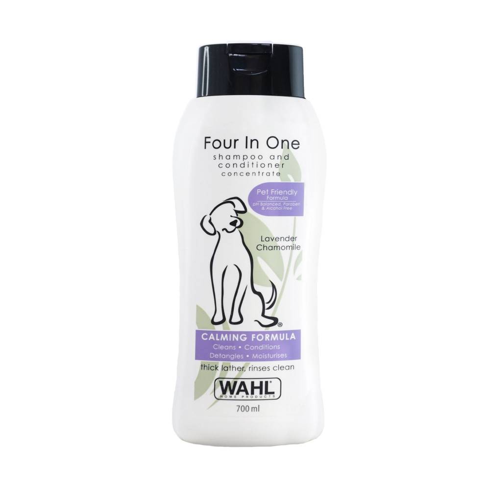 WAHL Dog Shampoo and Conditioner Four in One Calming Formula Lavende