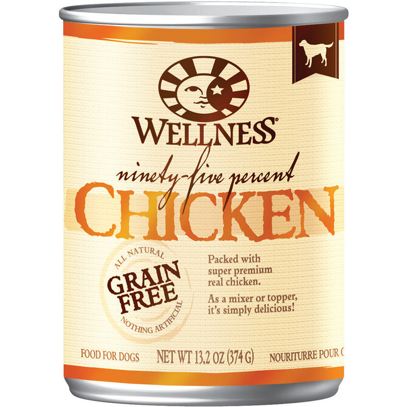 *DONATION TO MCDS* Wellness Dog 95% Chicken/Turkey 13.2oz x 12cans
