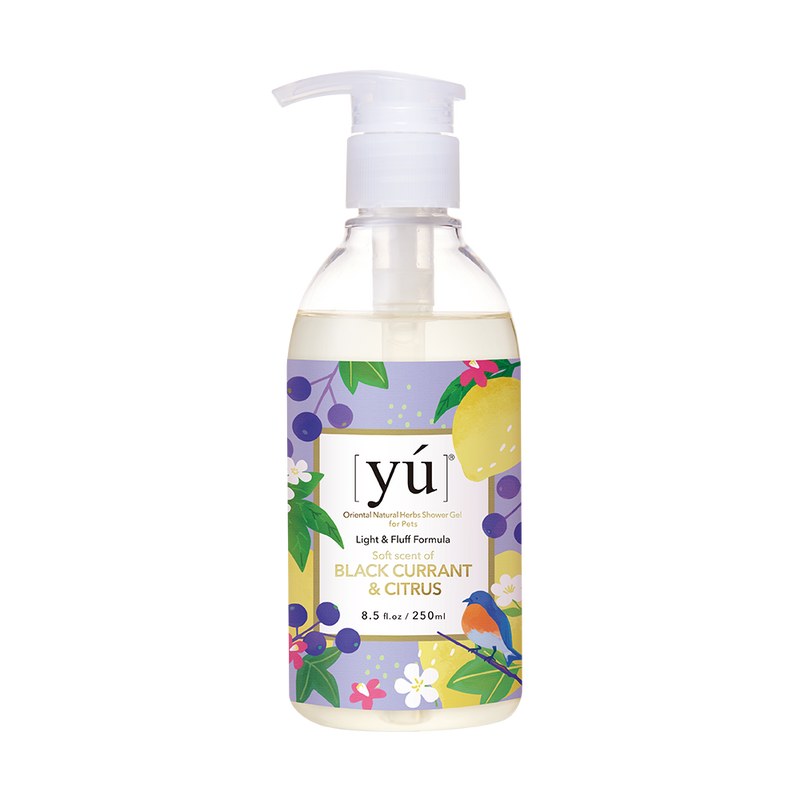 Yu Oriental Natural Herbs Shower Gel Blackcurrant & Citrus for Cats & Dogs 250ml