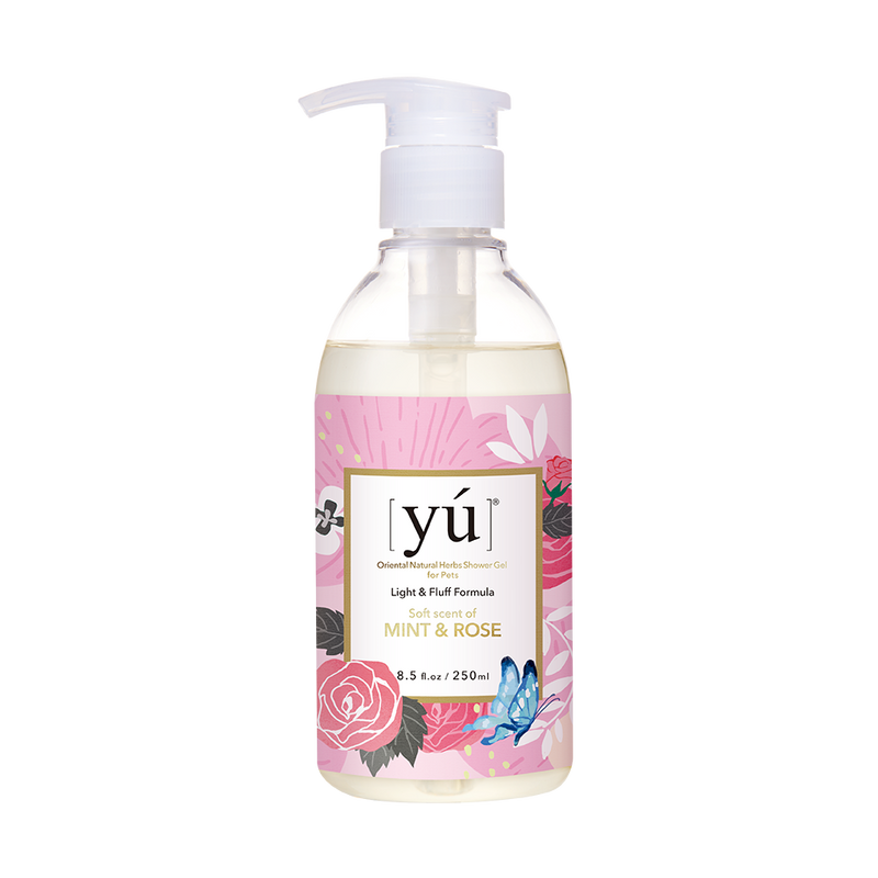 Yu Oriental Natural Herbs Shower Gel Mint & Rose for Cats & Dogs 250ml