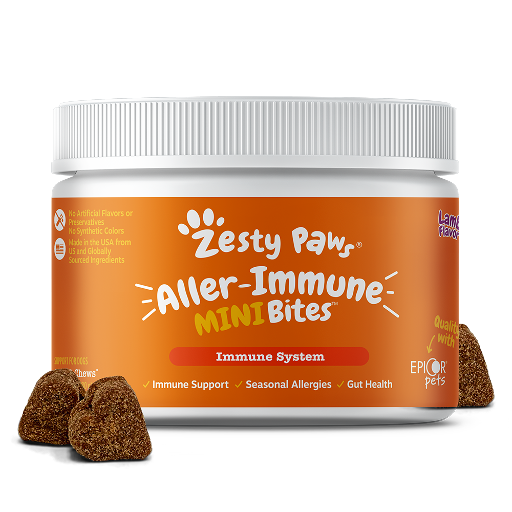 Zesty Paws Allergy Tablets For Dogs Immune Bites Zesty Paws Dog