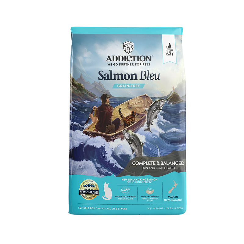 Addiction Cat Salmon Bleu 10lb