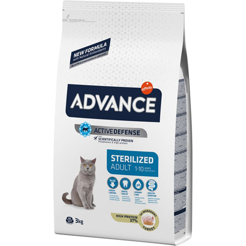 Advance Cat Active Defense Sterilized Adult 3kg