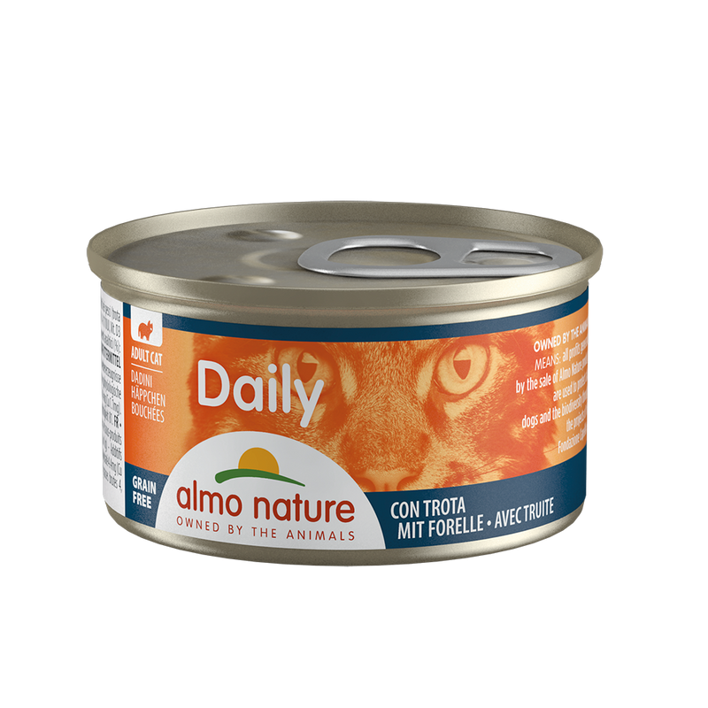 Almo Nature Cat Daily Mousse with Chunks Trout 85g