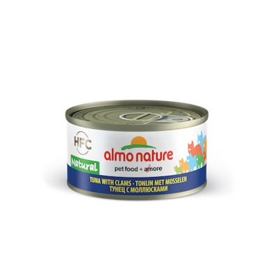 Almo Nature Cat HFC Natural Tuna with Clams 70g