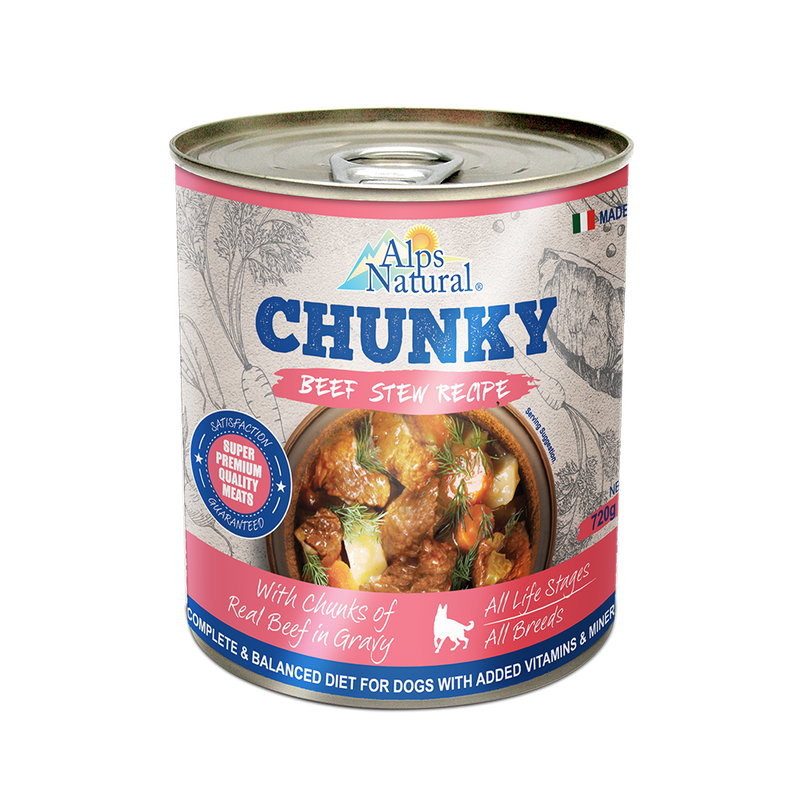 Alps Natural Dog Chunky Beef Stew 720g