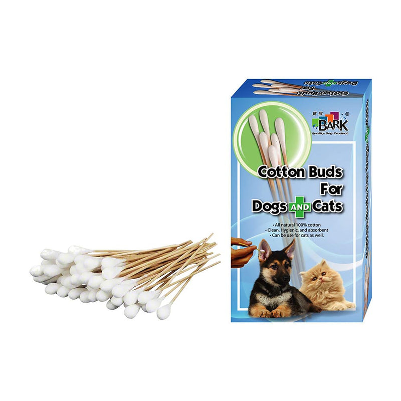 Bark Cotton Buds For Dogs and Cats S 50pcs
