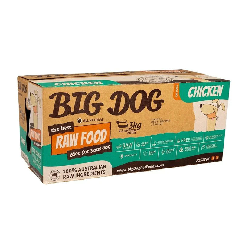 *FROZEN* Big Dog Canine Barf Chicken 3kg