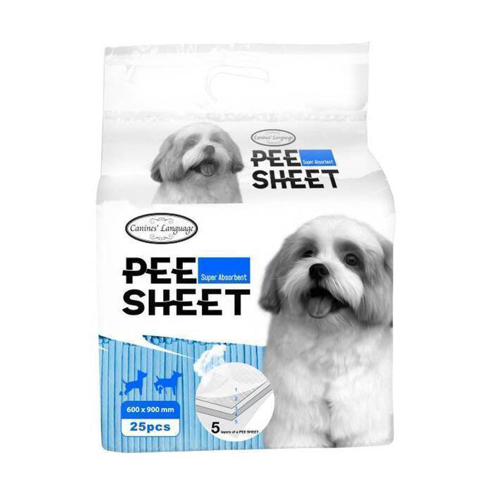 Canines' Language Pee Sheet 600mm x 900mm - 25pcs