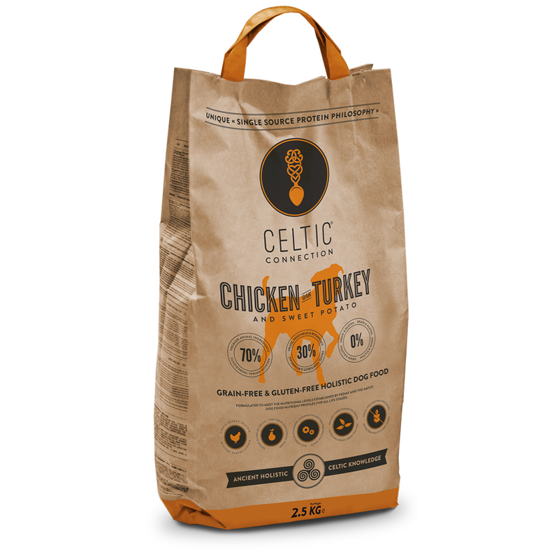 Celtic Connection Dog Chicken with Turkey & Sweet Potato 2.5kg