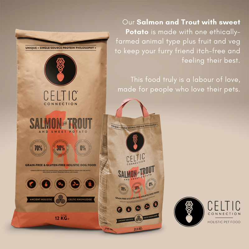 Celtic Connection Dog Salmon with Trout & Sweet Potato 12kg