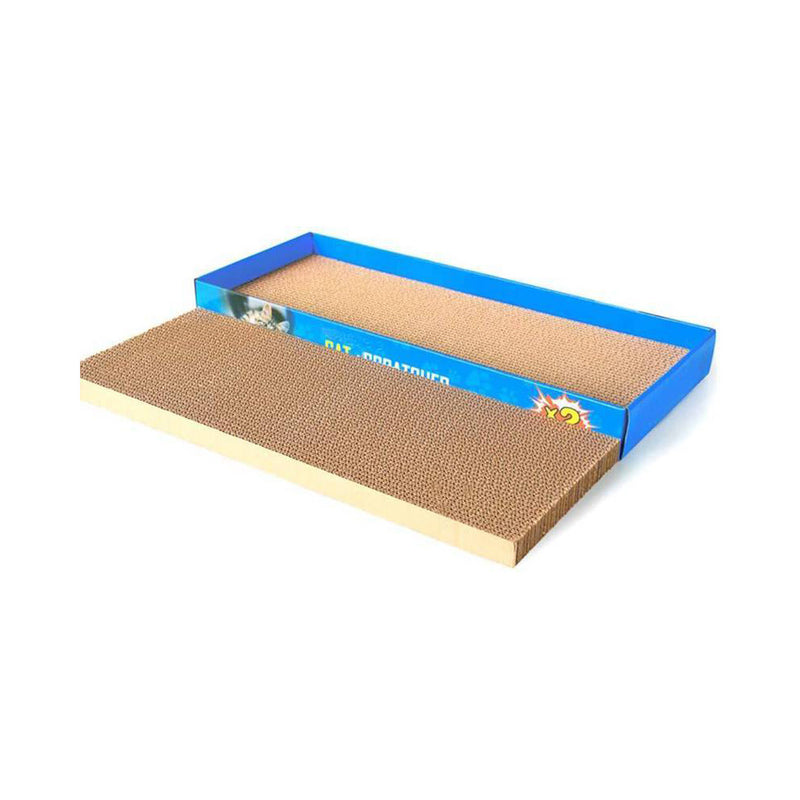 Deku Cat Cardboard Scratcher 2pc 22.5cm x 6.5cm x 53cm (CP-047-018)