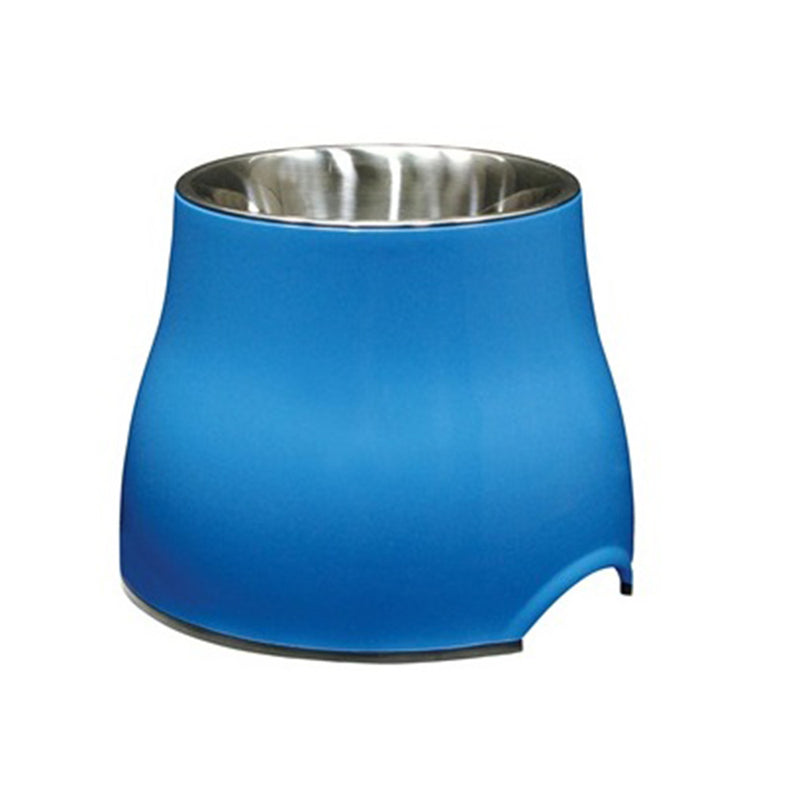 Dogit Elevated Dish with Stainless Steel Insert Blue Small 300ml