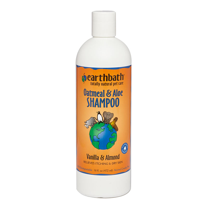 Earthbath Oatmeal & Aloe Shampoo - Vanilla & Almond 16oz