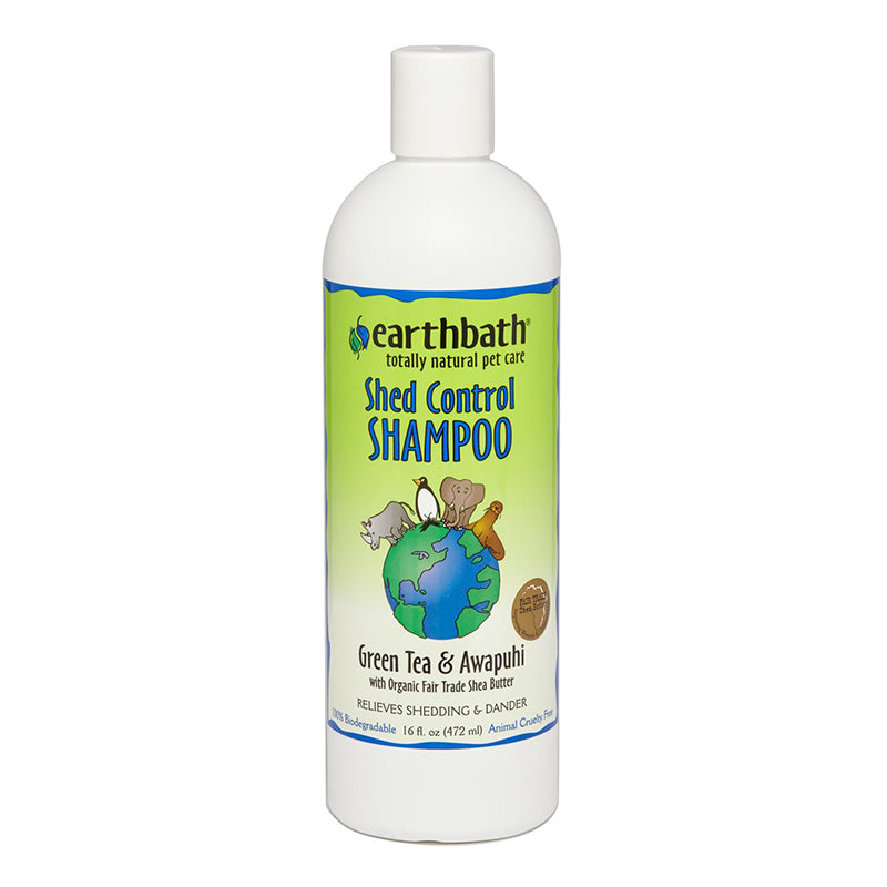 Earthbath Green Tea & Awapuhi Shed Control Shampoo 16oz