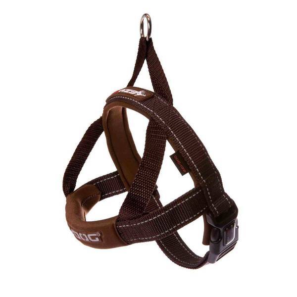 EzyDog Quick Fit Harness Chocolate Extra Large