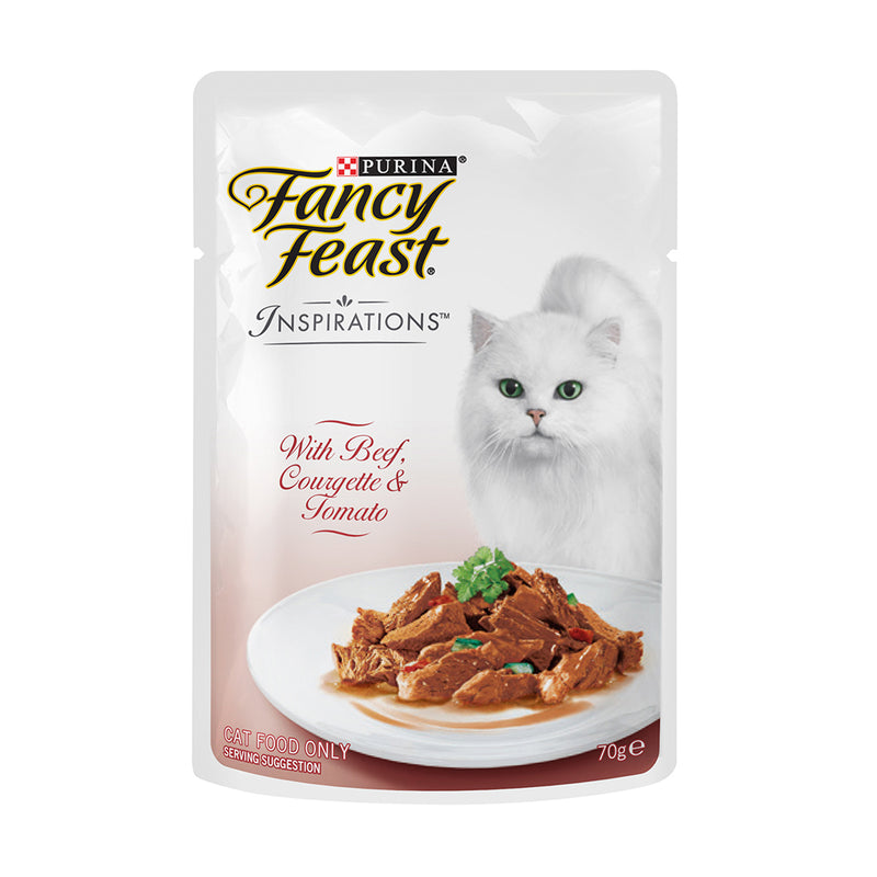 Fancy Feast Inspirations Beef, Courgette & Tomato 70g