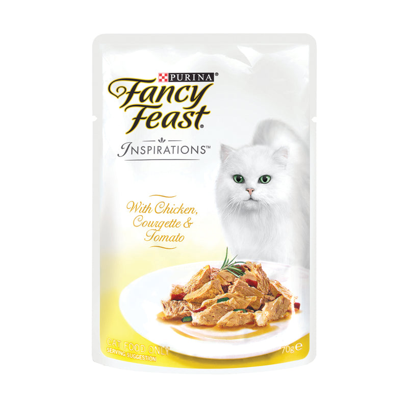 Fancy Feast Inspirations Chicken, Courgette & Tomato 70g