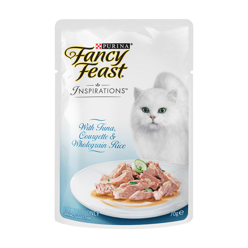 Fancy Feast Inspirations Tuna, Courgette, & Wholegrain Rice 70g