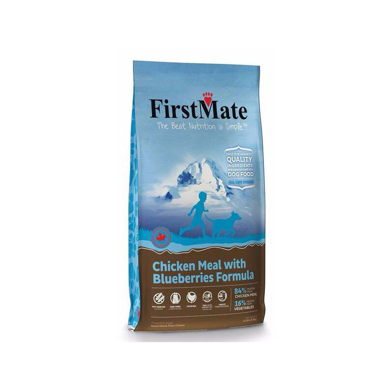 FirstMate Dog Grain Free Chicken Meal With Blueberries Formula 6.6kg ( EXPIRY 19 JUN 2024 )