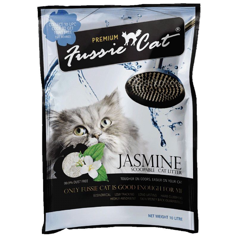 Fussie Cat Bentonite Litter Jasmine 10L