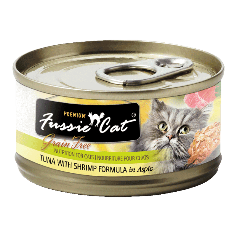 Fussie Cat Black Label Tuna with Shrimp in Aspic 80g