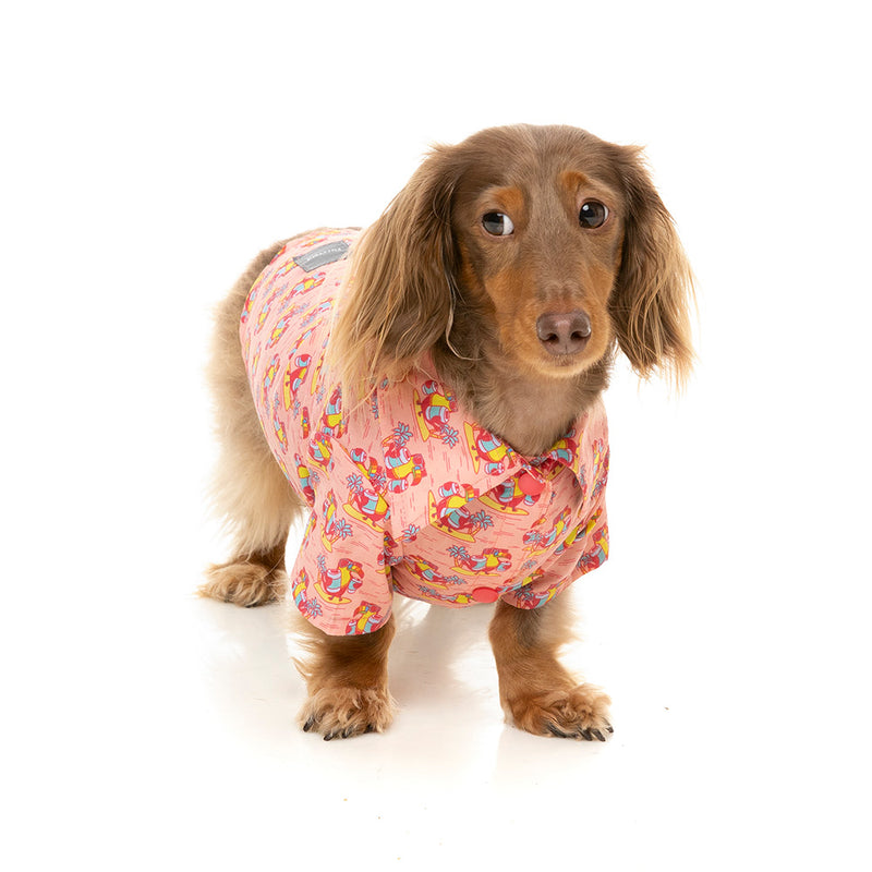 Fuzzyard Dog Button Up Shirt - Two-Cans Size 3