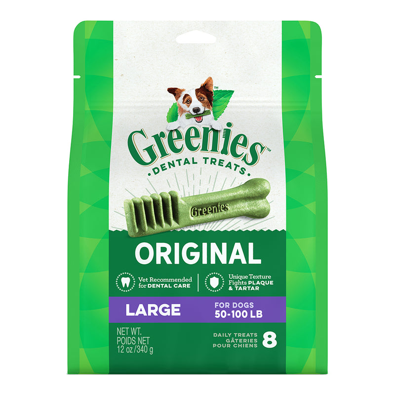 Greenies Dog Dental Chews Large 12oz - 8pcs
