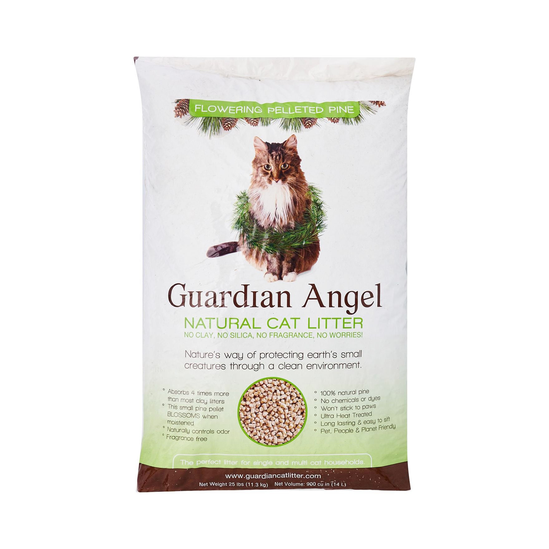Guardian Angel Natural Cat Pine Litter 25lb