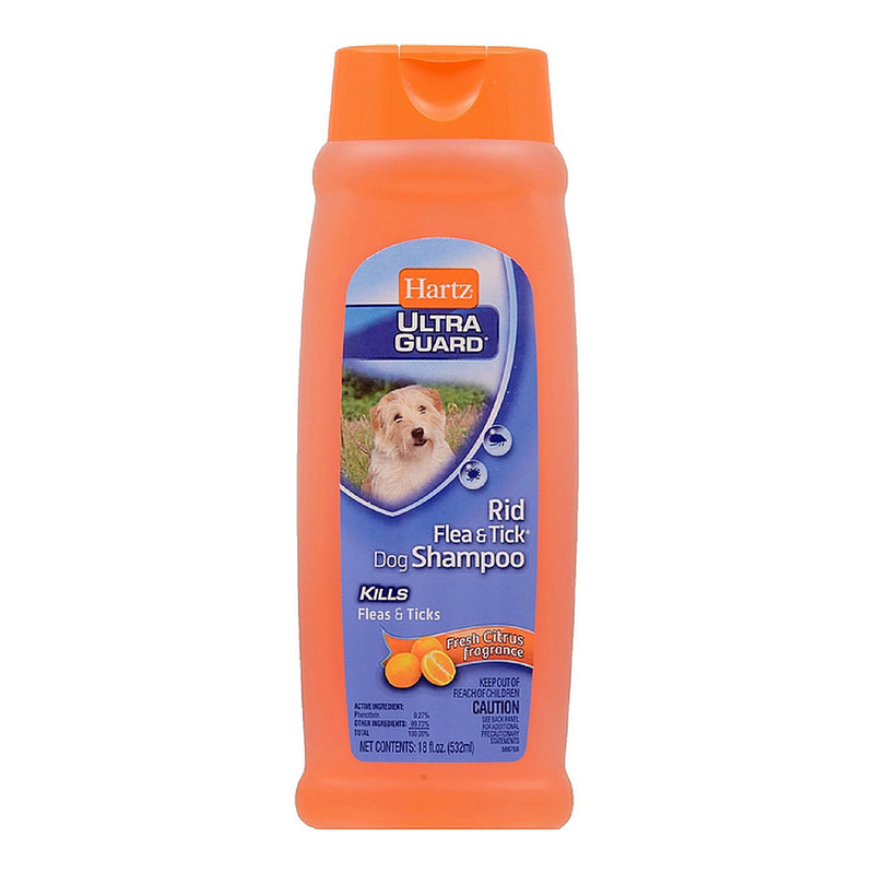 Hartz Ultra Guard Dog Rid Flea & Tick Shampoo Fresh Citrus Fragrance 18oz