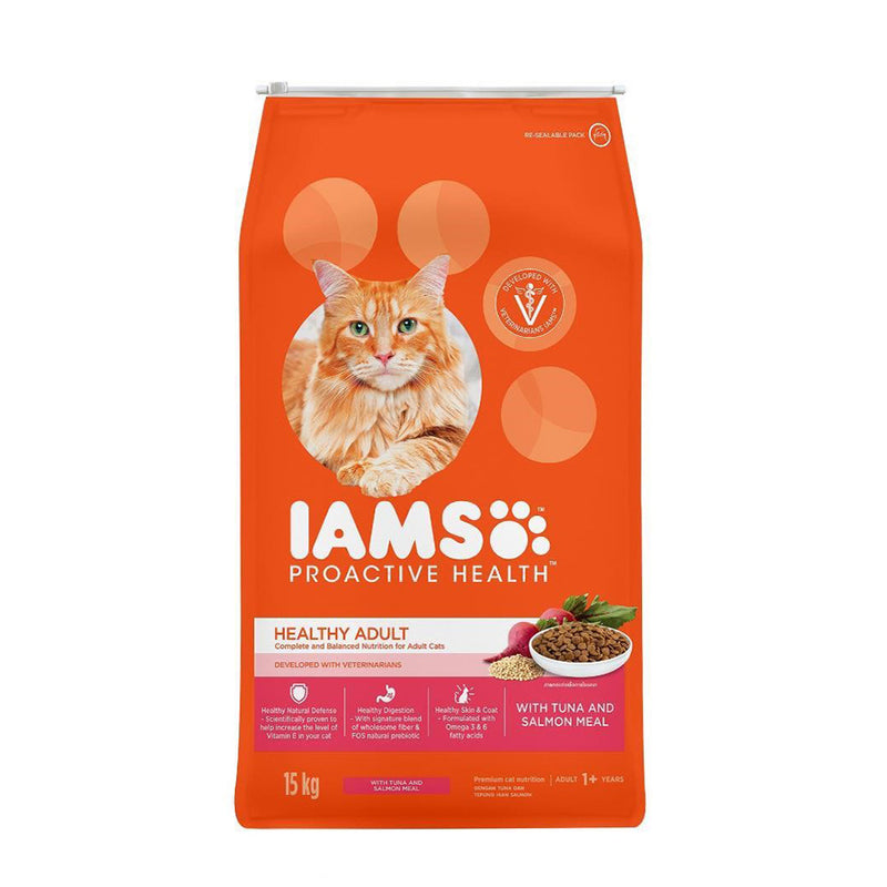 IAMS Cat Proactive Health Healthy Adult Tuna & Salmon 15kg