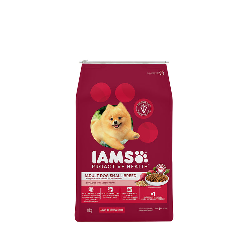 Iams Dog Adult Small Breed Chicken 8kg
